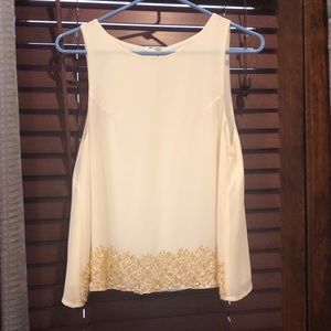 MM couture cream top